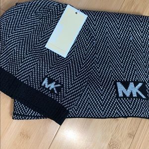 Brand new Michael Kors scarf & hat set